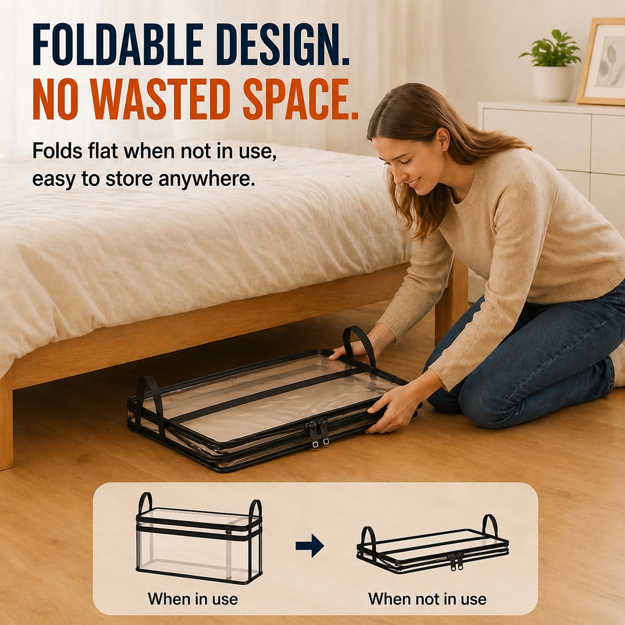🔥Last Day 49% OFF📦Large Heavy-Duty Thick Plastic Clear Storage Bag for Clothes, Moving & Storage